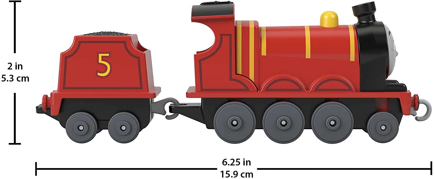Large Die-Cast Push Along Engine - James