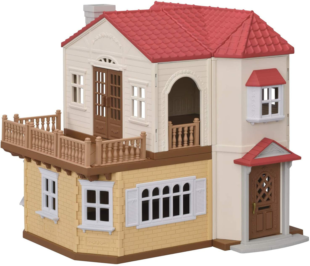 Red Roof Country Home with Secret Attic Playroom