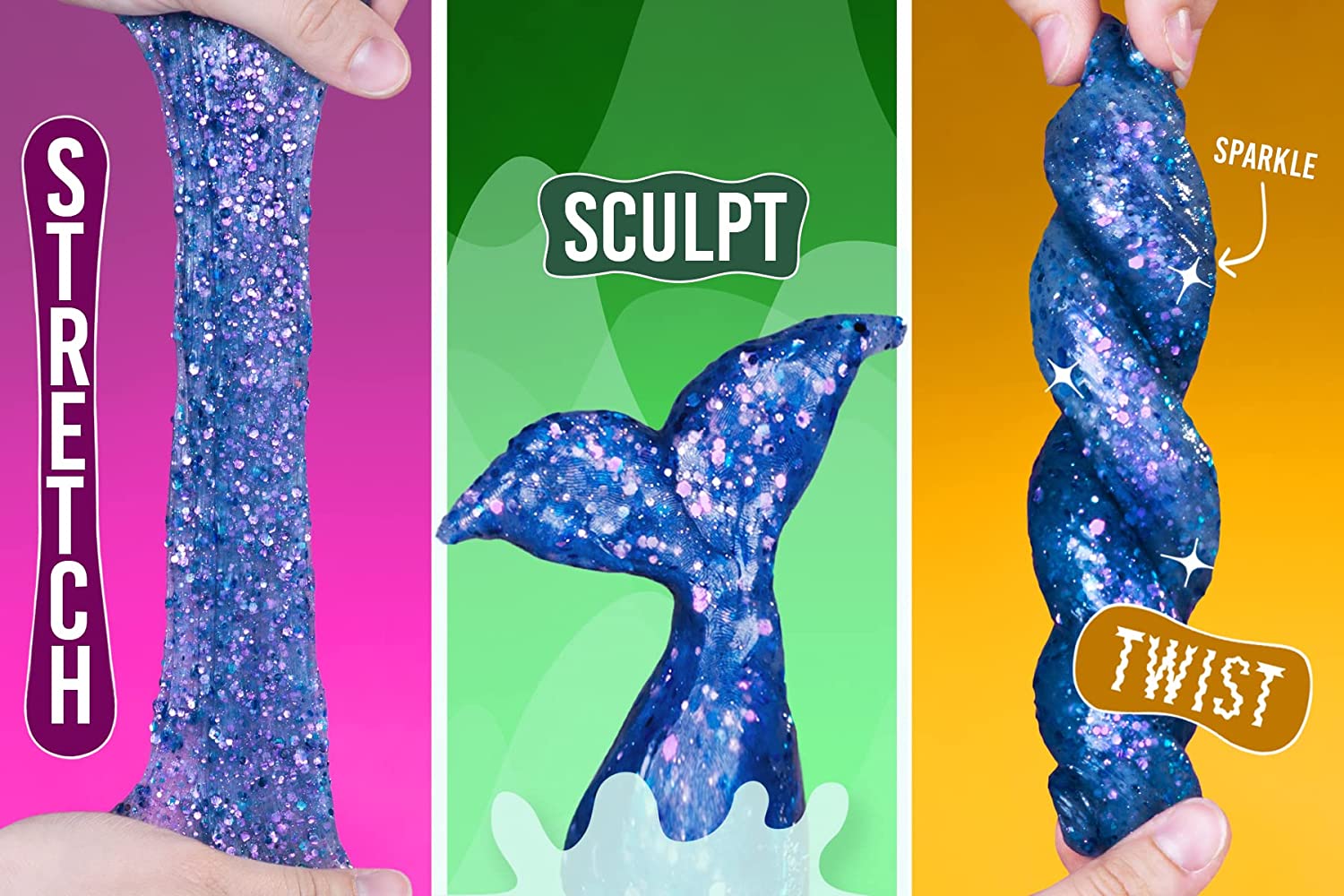 Crazy Aaron's Putty - Mermaid Tale GlowBrights - Toot Toot Toys