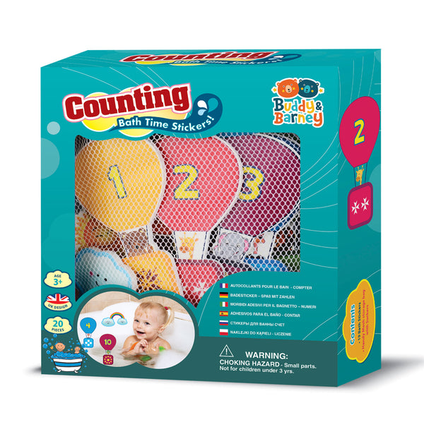 Buddy & Barney - Bath Time Stickers - Counting