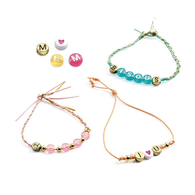 Alphabet Beads Bracelet Set