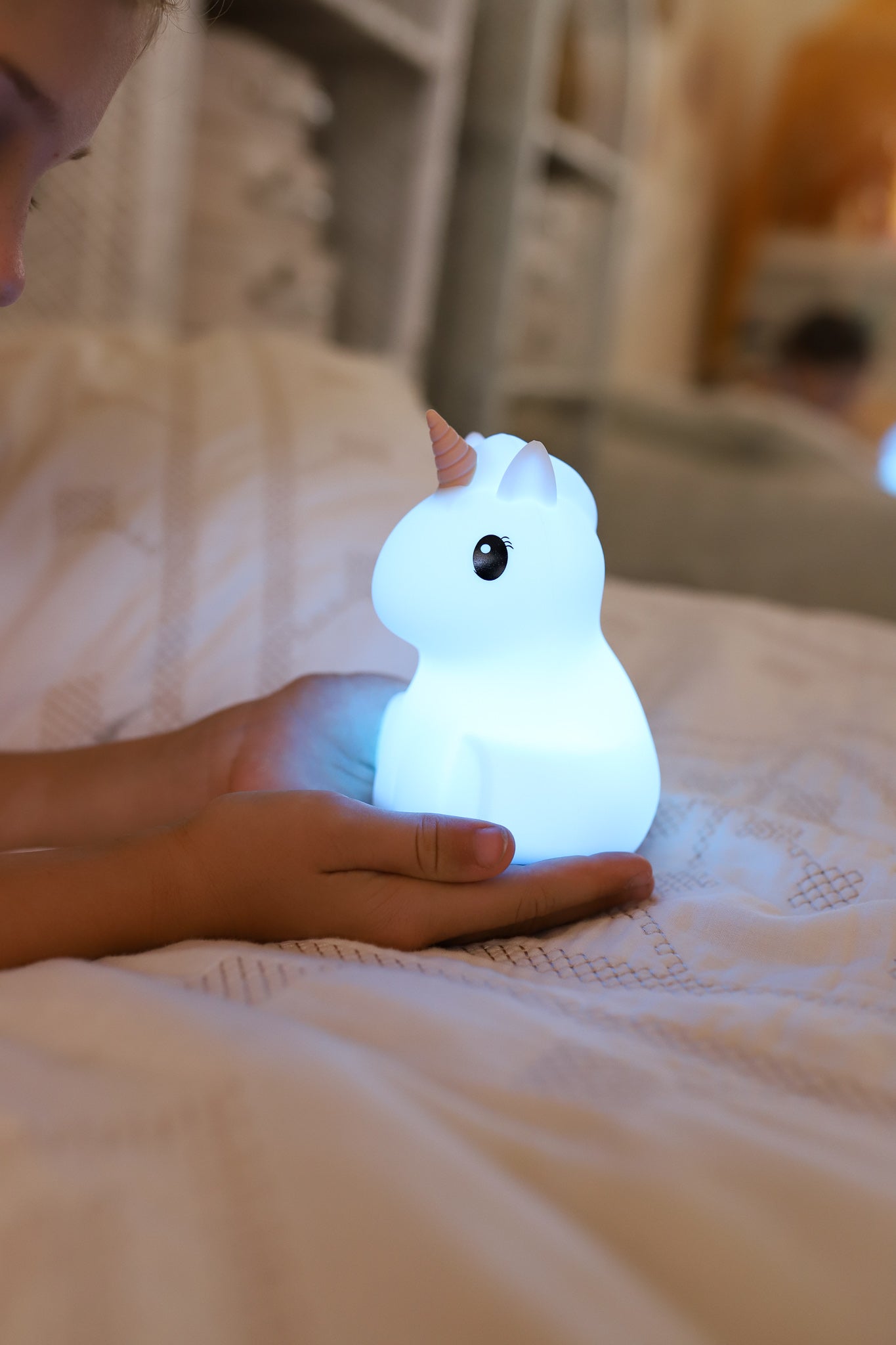 Dream Guardian - Rechargeable Bluetooth Speaker Night Light - Pink Unicorn