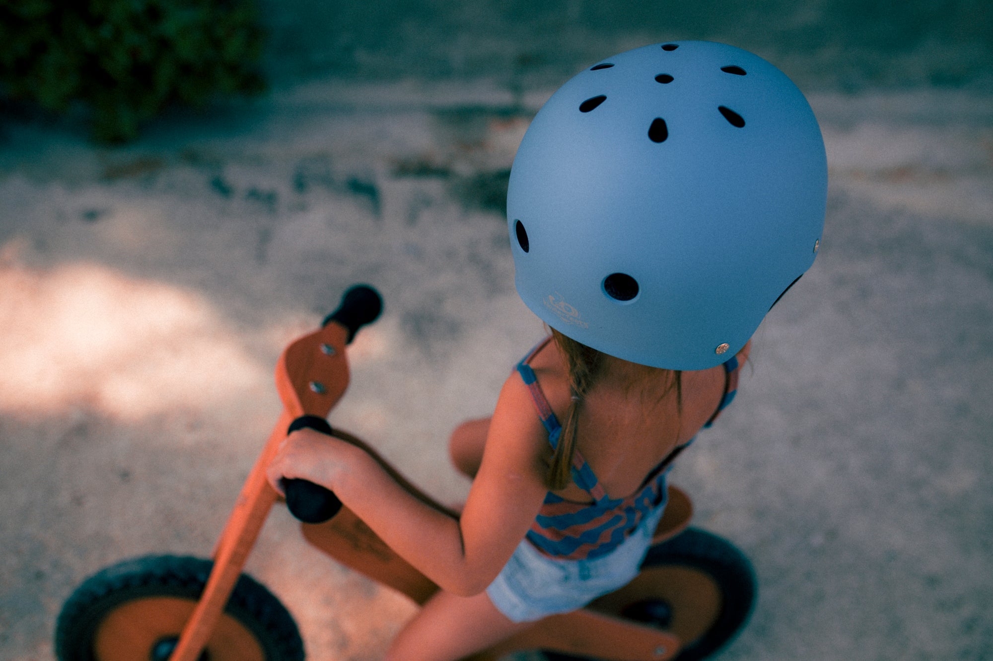 Toddler Bike Helmet - Matte Slate Blue