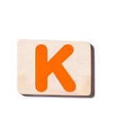 EverEarth Bamboo Name Train - Letter Tablet - Toot Toot Toys