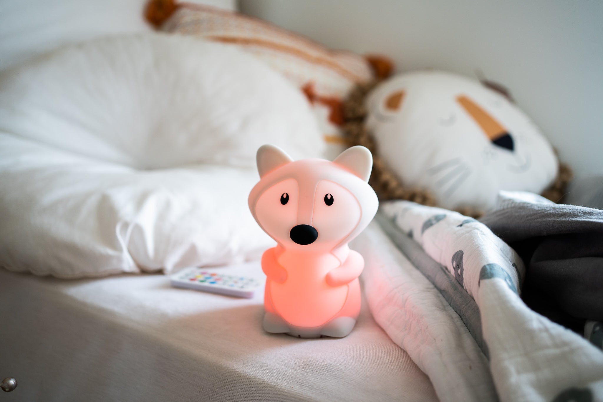 Dream Guardian - Rechargeable Bluetooth Speaker Night Light - Fox