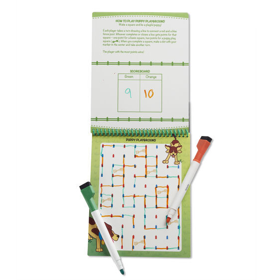 On the Go - Wipe Off Activity Pad - Animal Games