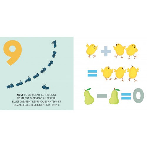 Wooden Sorting Box and Book - Numbers