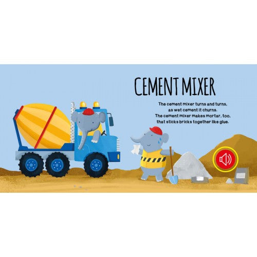 Sound Book - Construction Site Vehicles