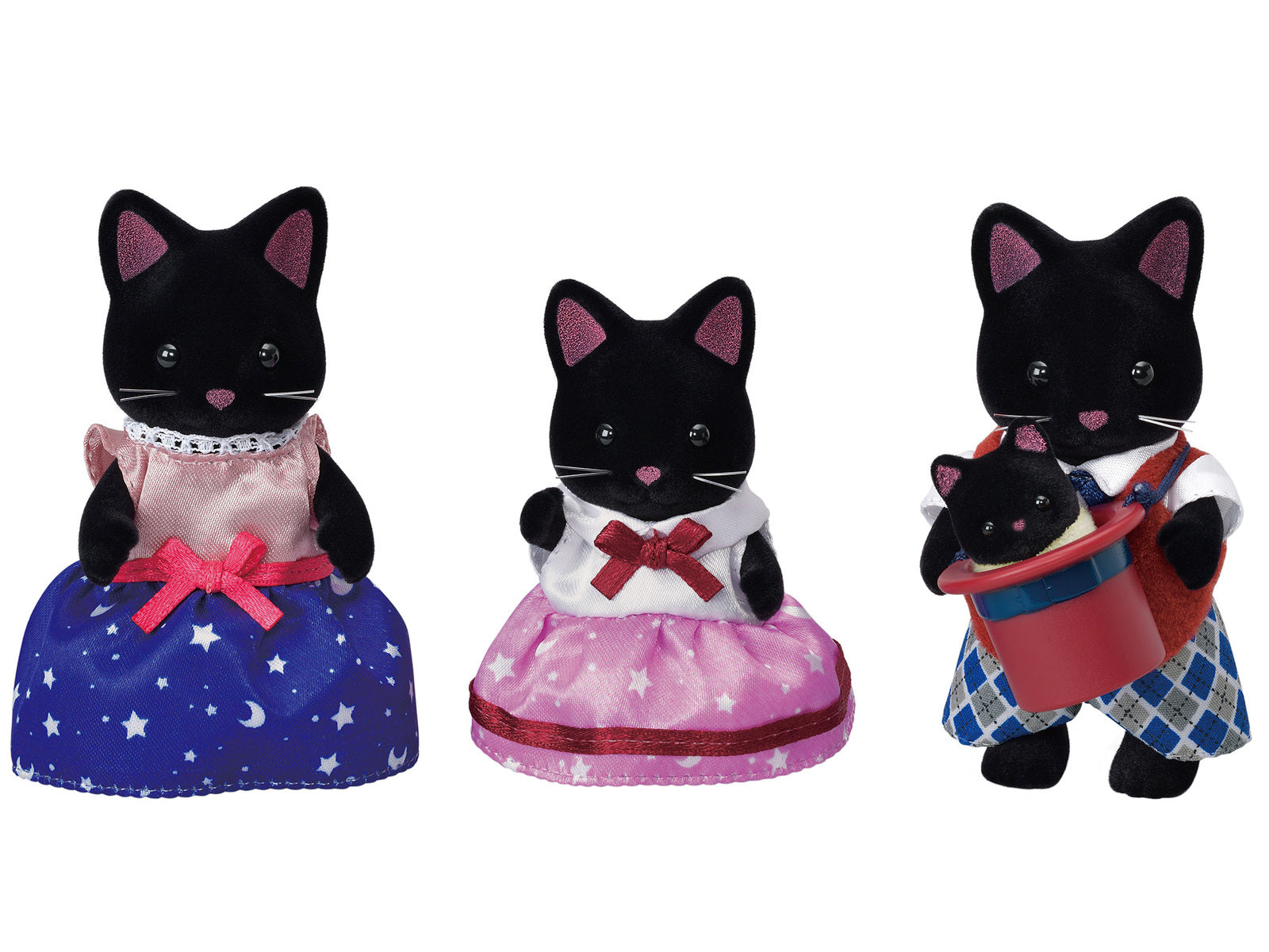 Midnight Cat Family - Toot Toot Toys