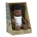 Miniland - Anatomically Correct Baby Doll - African Boy (38cm)