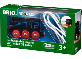 BRIO - Rechargeable Engine with mini USB cable (33599) - Toot Toot Toys
