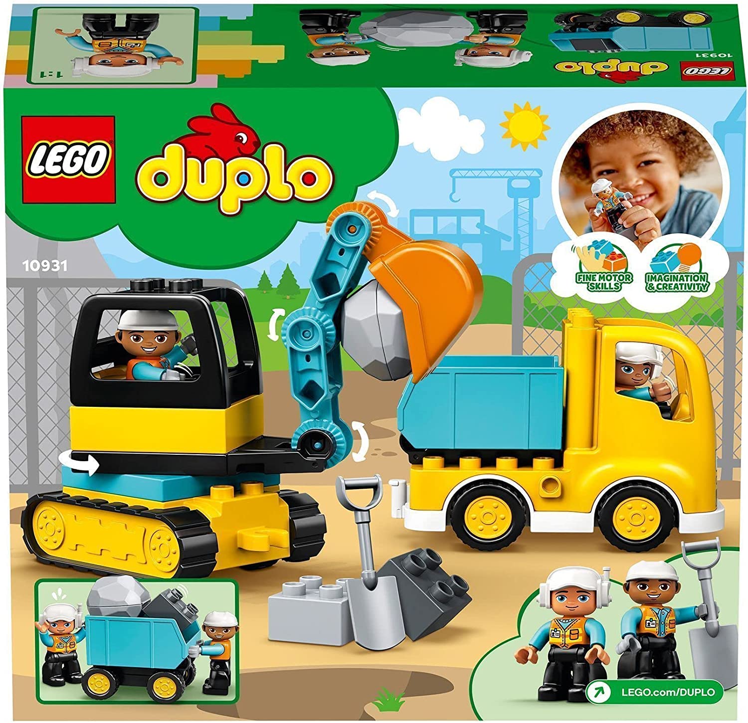 DUPLO® - Truck and Tracked Excavator (10931)