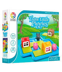 Smart Games - Three Little Piggies Deluxe - Toot Toot Toys