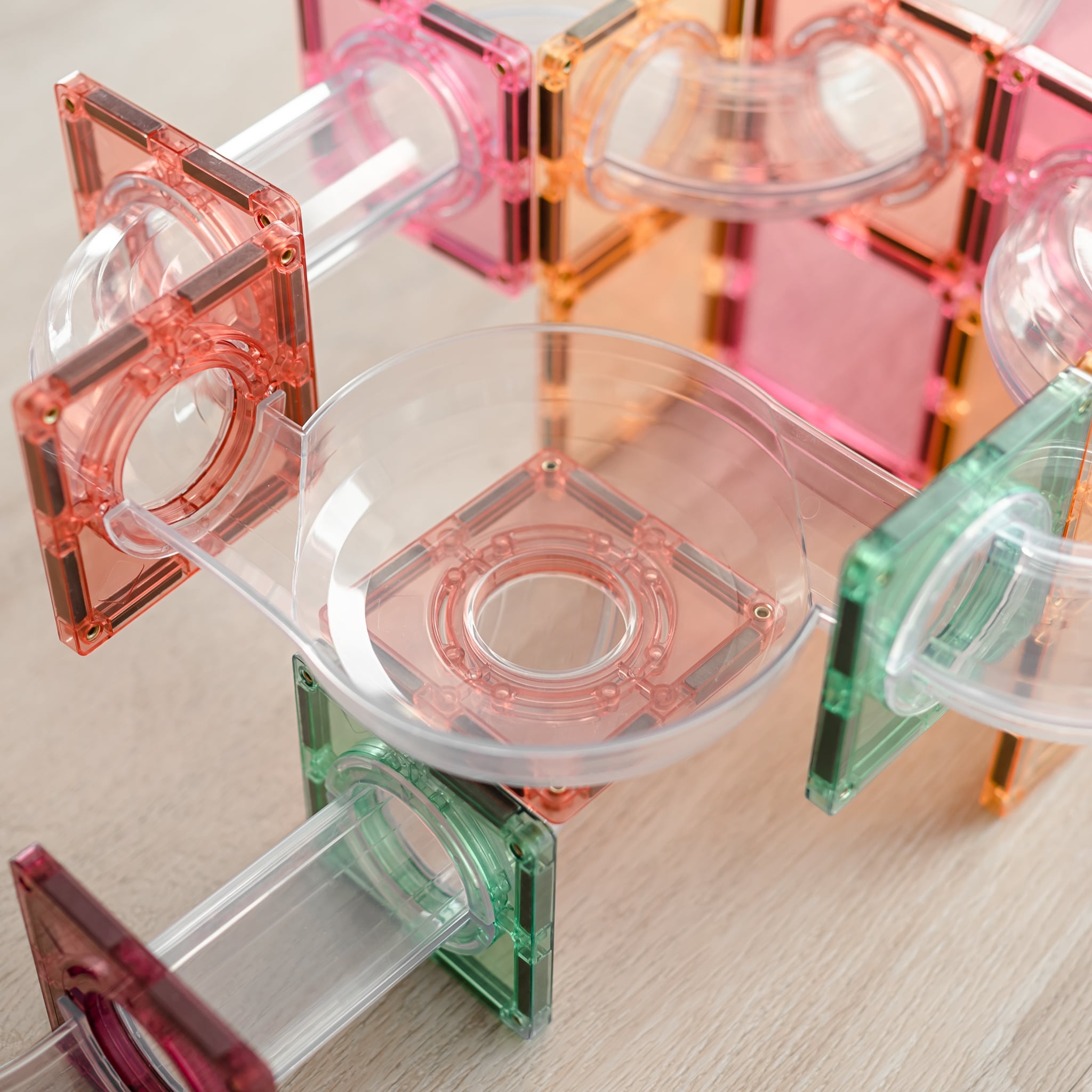 80 Piece Pastel Ball Run Expansion Pack