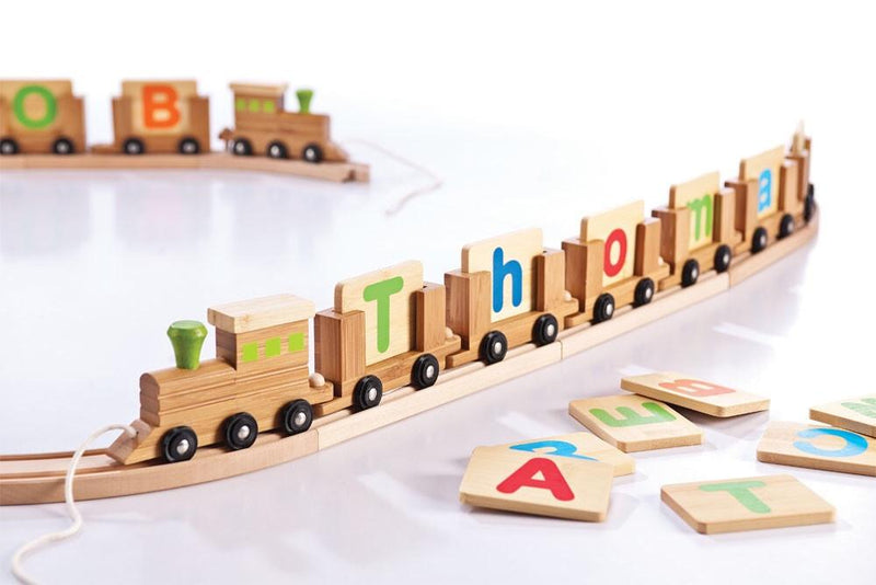 EverEarth Bamboo Name Train - End Carriage - Toot Toot Toys
