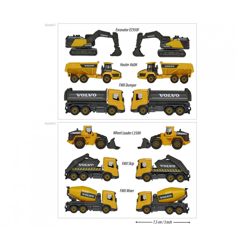 Volvo Construction - 3 Pack