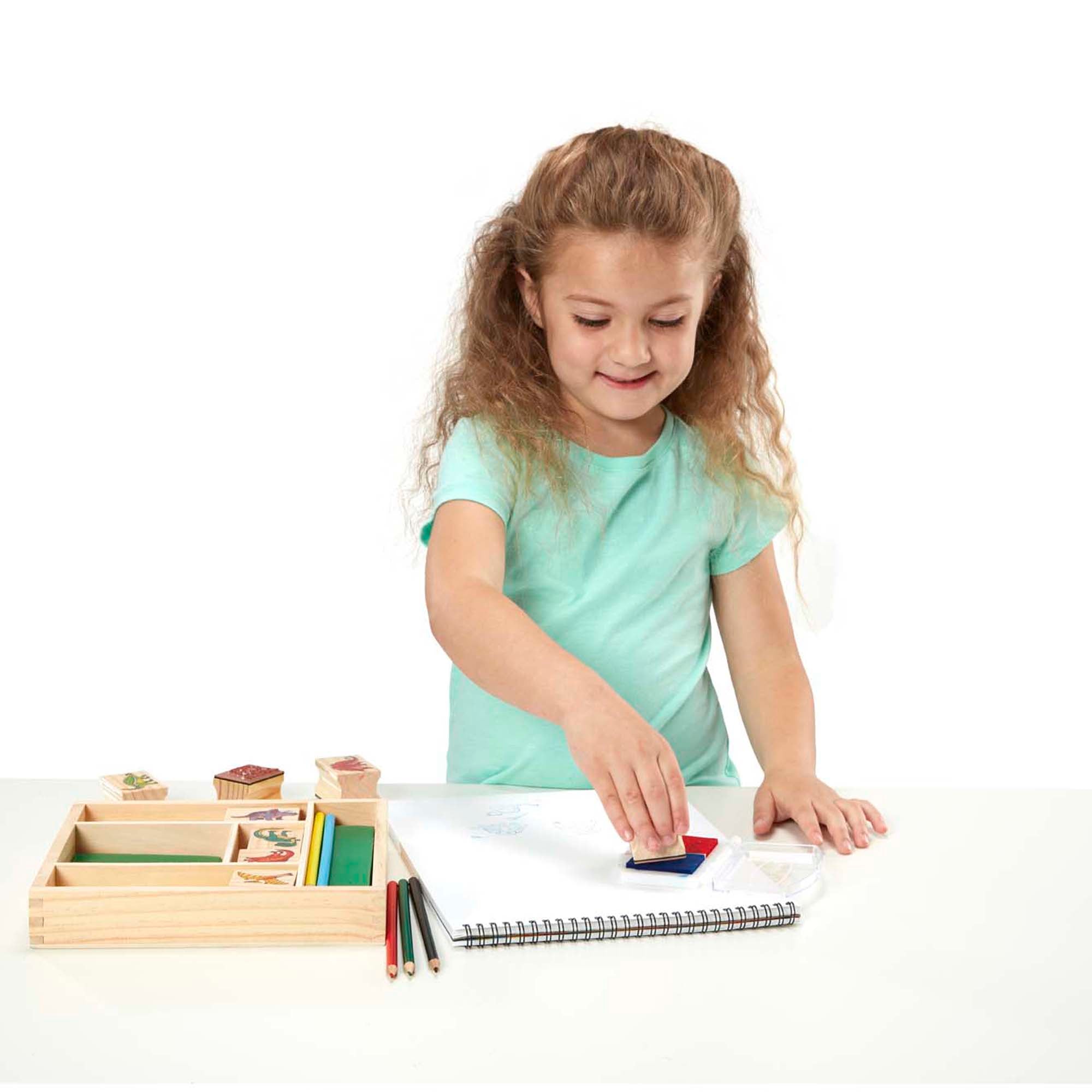 Wooden Stamp Set - Dinosaurs