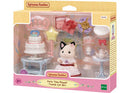 Sylvanian Families - Party Time Playset - Tuxedo Cat Girl