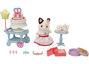 Sylvanian Families - Party Time Playset - Tuxedo Cat Girl