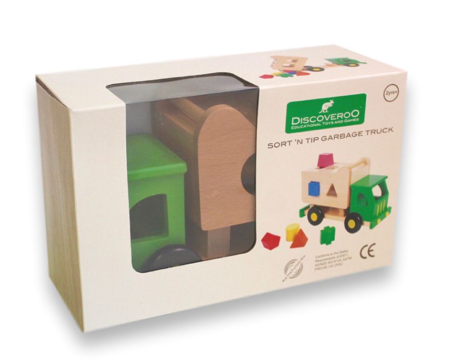 Discoveroo - Sort n Tip Garbage Truck - Toot Toot Toys