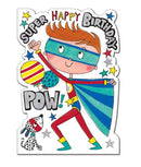 Birthday Card - Super Hero Happy Birthday