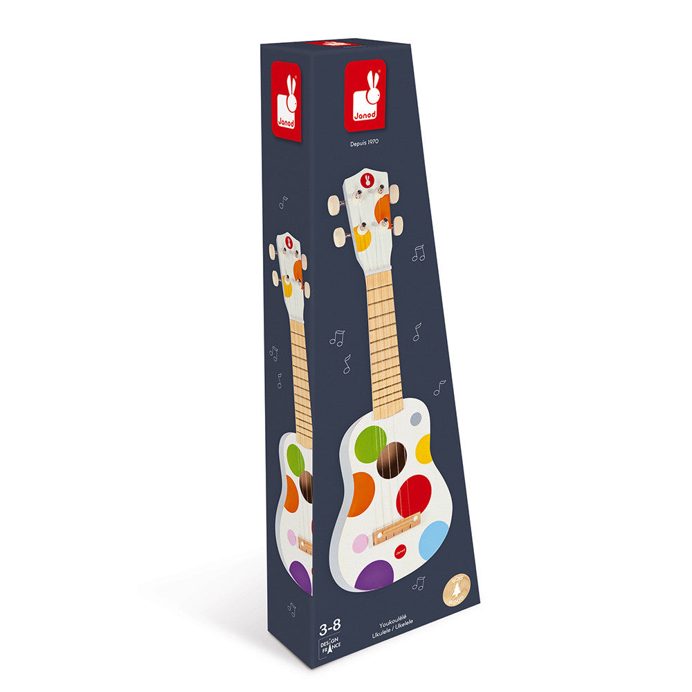 Janod - Confetti Ukulele - Musical Toy – Toot Toot