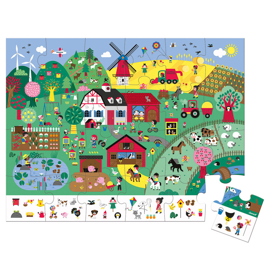 Observation Puzzle Farm
