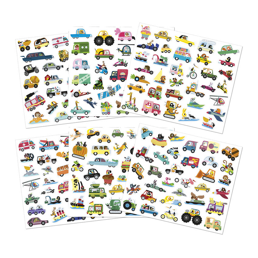 Sticker Sheets - Vehicles
