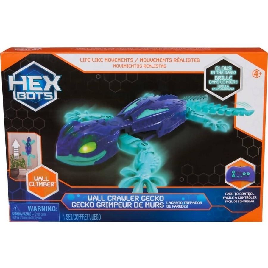 Glow in the Dark Gecko - Wall Crawler - Blue