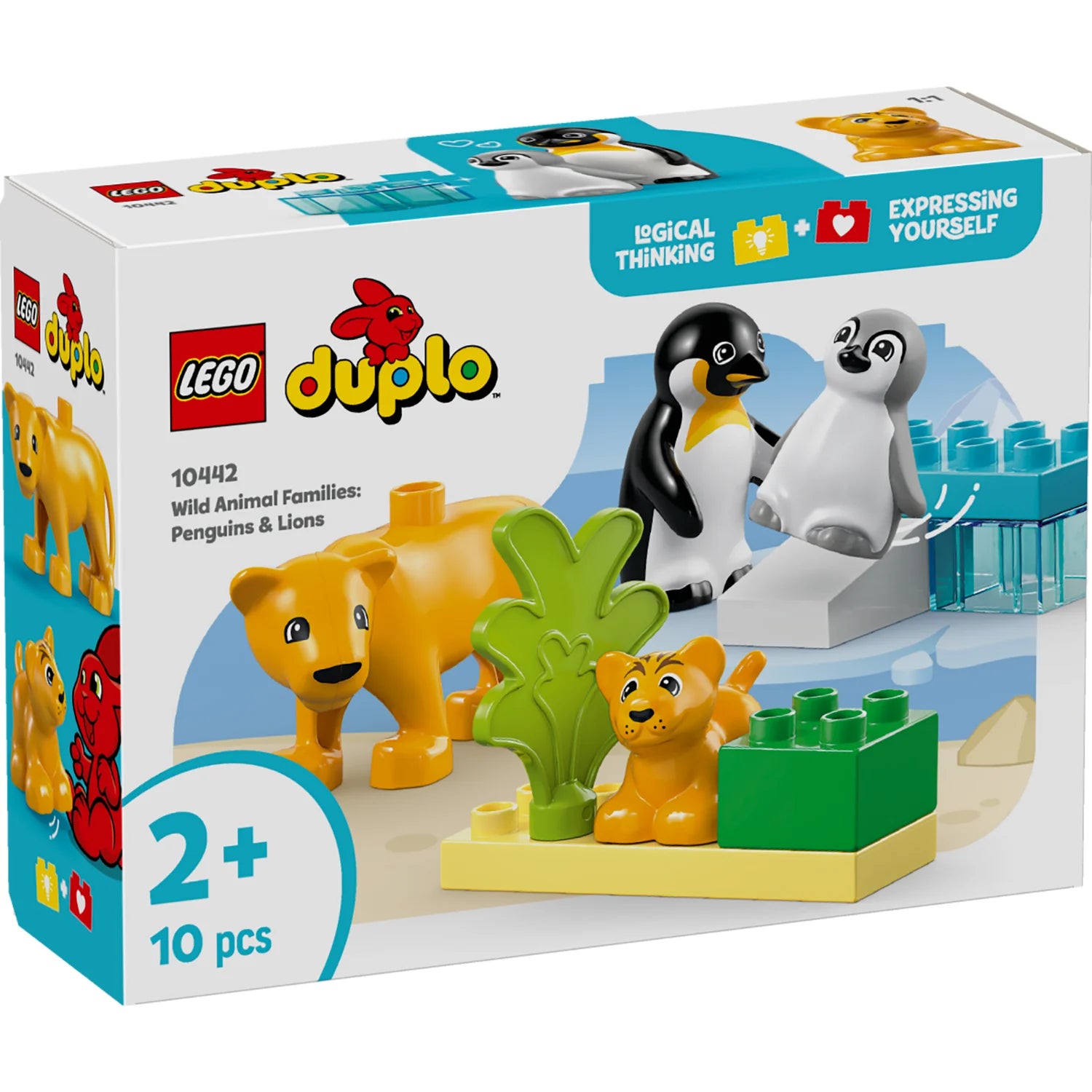 DUPLO® - Wild Animal Families:  Penguins and Lions (10442)
