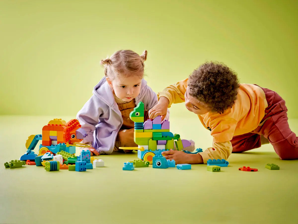 DUPLO® - 3-in-1 Dinosaurs on Wheels (10451)