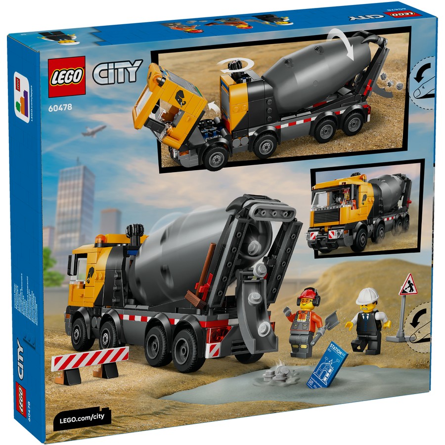 City - Cement Mixer (60478)