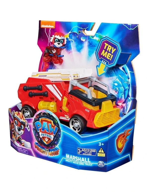 Paw Patrol - The Mighty Movie Themed Vehicles - Marshall