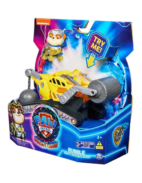 Paw Patrol - The Mighty Movie Themed Vehicles - Rubble