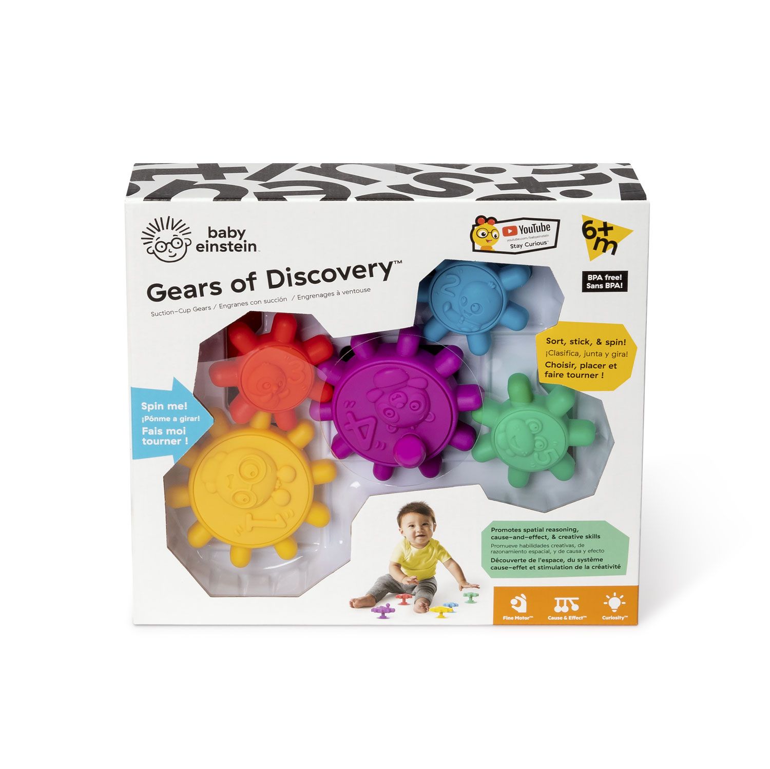 Baby Einstein - Gears of Discovery Suction Cup Gears