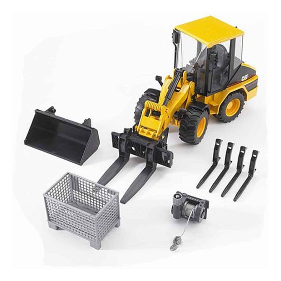 Bruder Accessories : Box-Type Pallet , Winch and Front Loader Forks