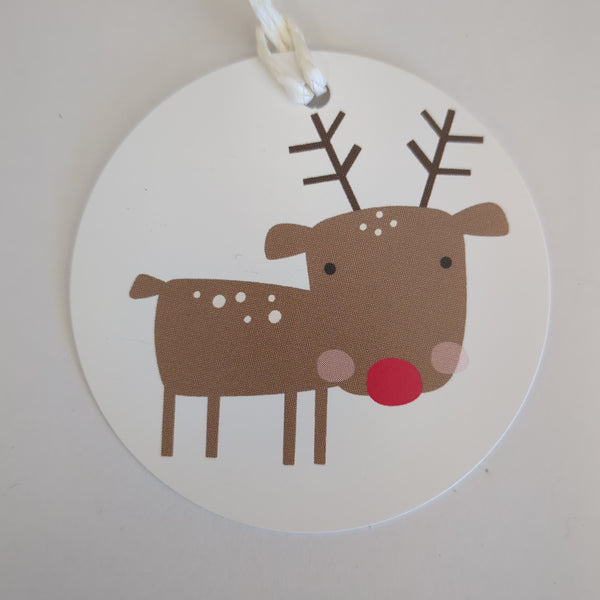 Gift Tag - Rudolph
