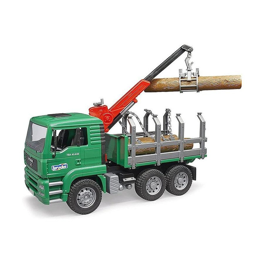 1:16 Scale MAN TGA Timber Truck With Loading Crane & 3 Trunks