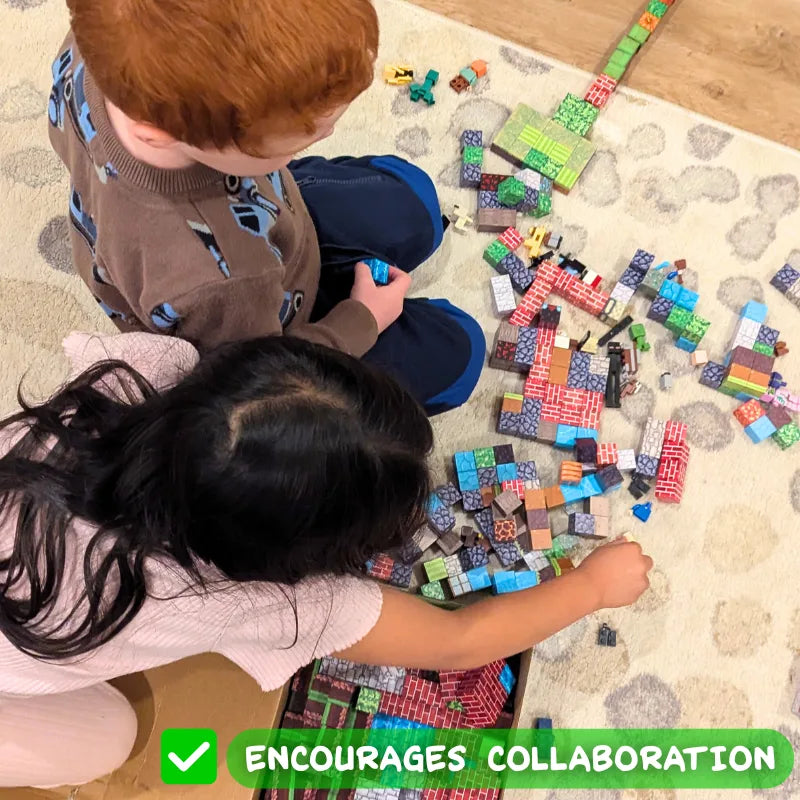 Magnetic Building Blocks Set - 500 pcs