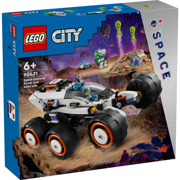 LEGO® City - Space Explorer Rover and Alien Life  (60431)
