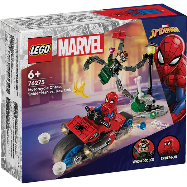 LEGO® Marvel Motorcycle Chase: Spider-Man vs. Doc Ock (76275)