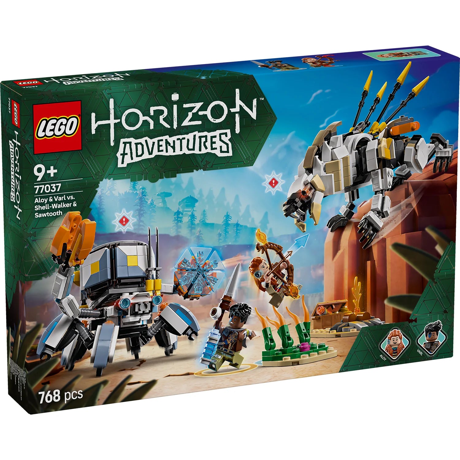 Horizon Adventures™ - Aloy & Varl vs. Shell-Walker & Sawtooth (77037)