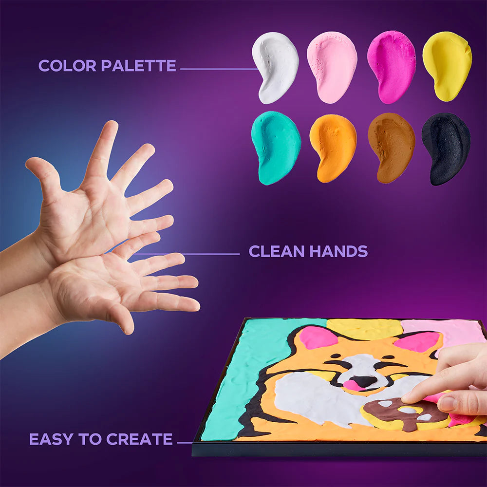 Fox Coloring with Clay Set