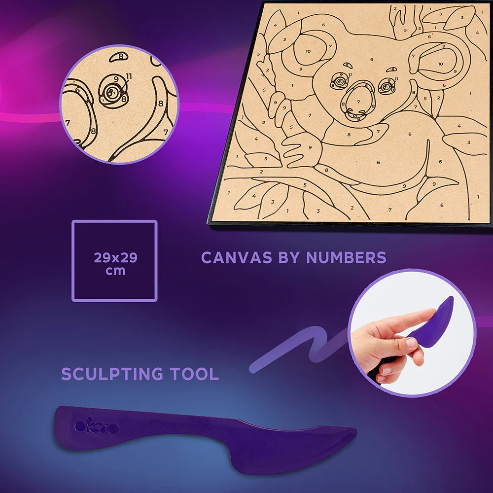 Koala Colouring With Clay Set