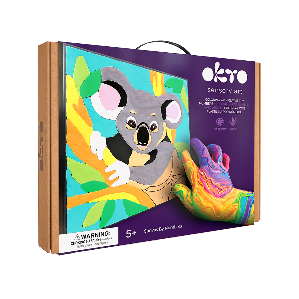 Koala Colouring With Clay Set