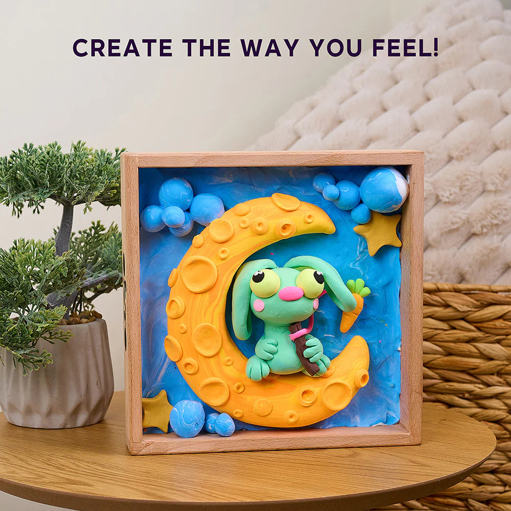 Wood&Craft - Little Worlds - Bunny Moon