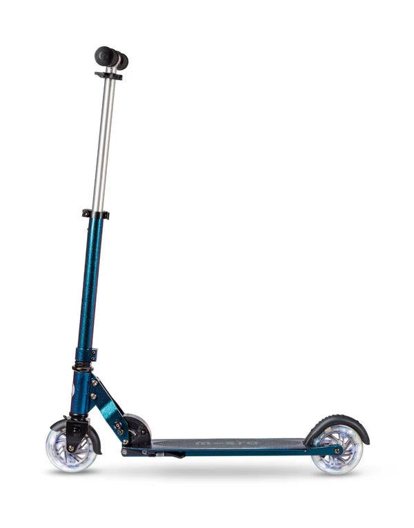 Micro Sprite Light Up Scooter - Pearl Purple / Green - LED Wheels