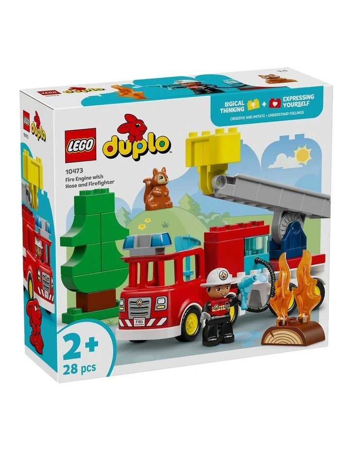 DUPLO® - Fire Truck with Hose and Firefighter (10473)