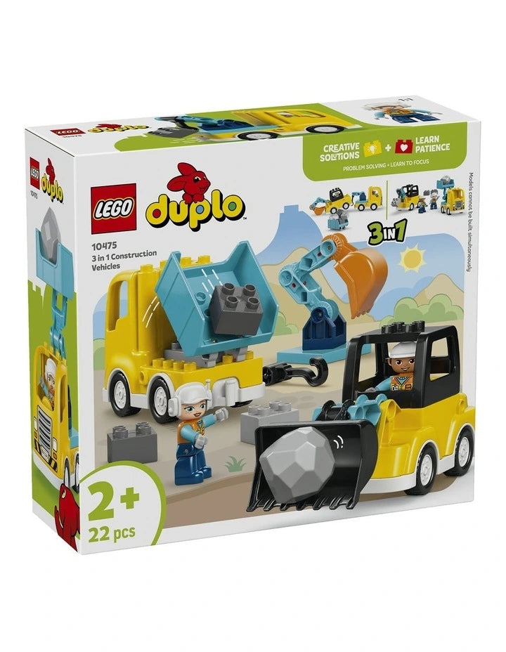DUPLO® - 3 in 1 Construction Vehicles (10475)