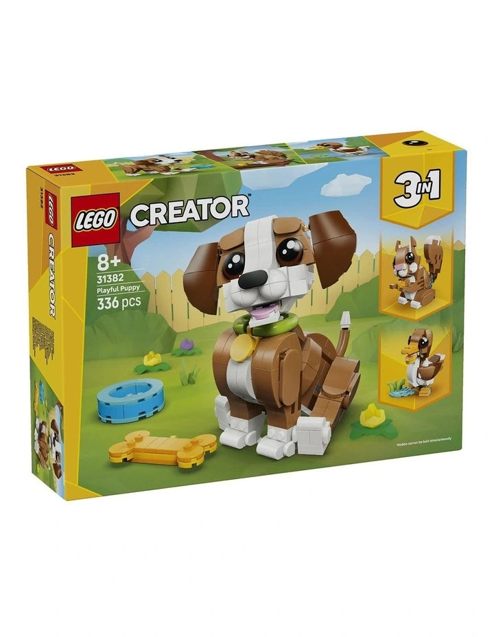 Creator 3-in-1 - Cute Animals: Playful Puppy Dog (31382)